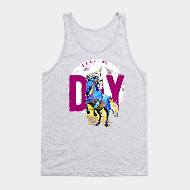 Special Day (cool horse) Tank Top by PersianFMts